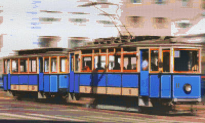 Pixelhobby Klassik Set - Straßenbahn am Kanal