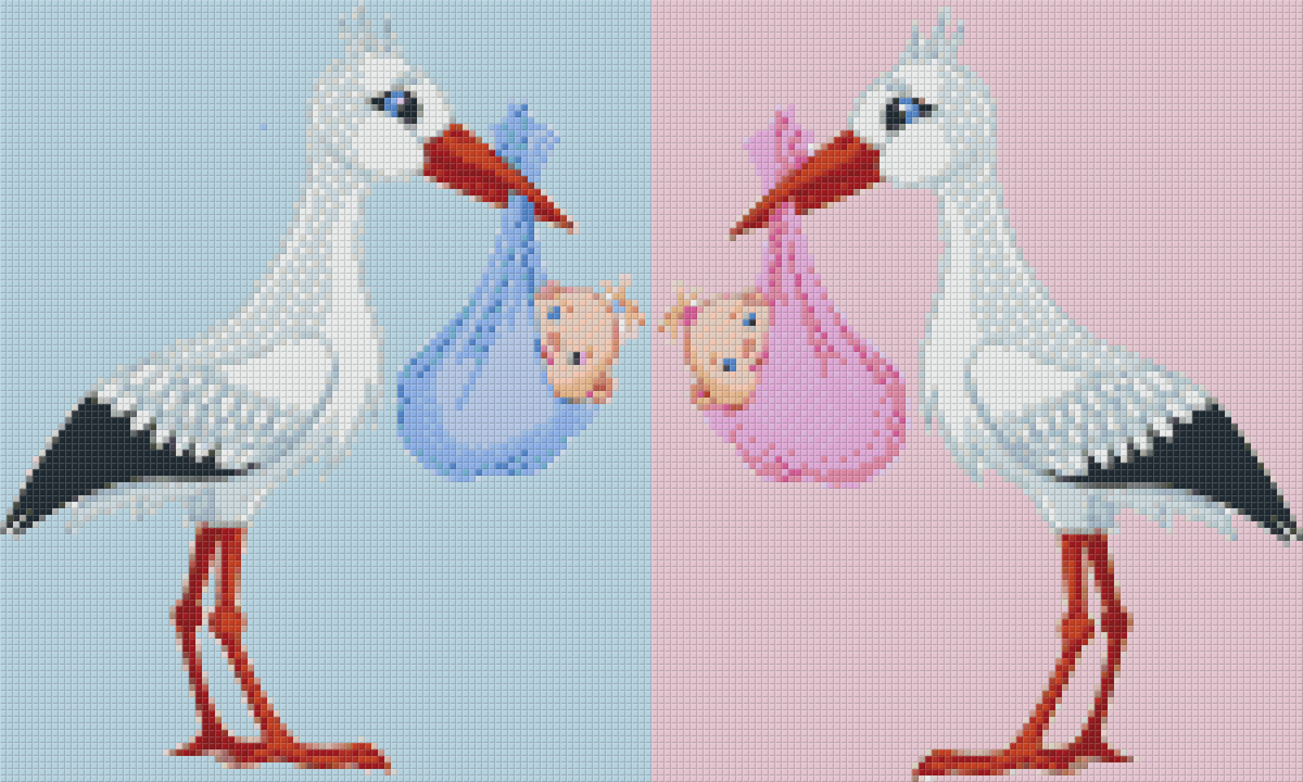 Pixelhobby Klassik Set - Zwillinge