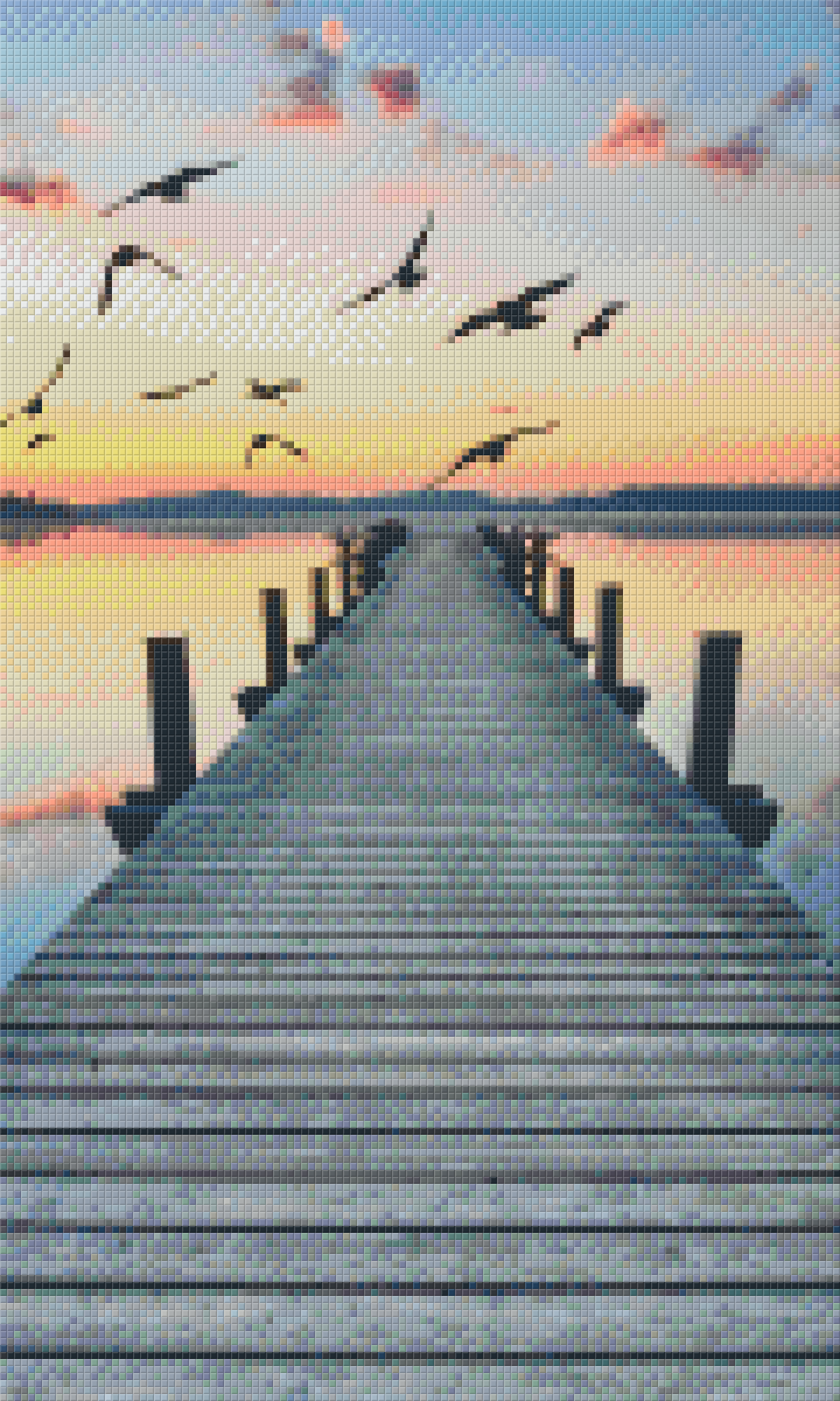 Pixelhobby Klassik Vorlage - Pier