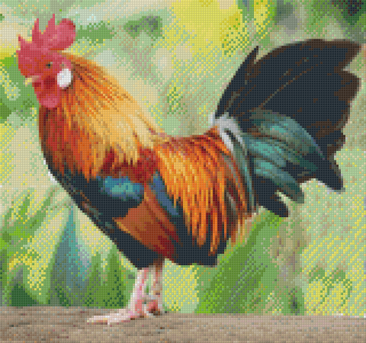Pixel hobby classic template - rooster