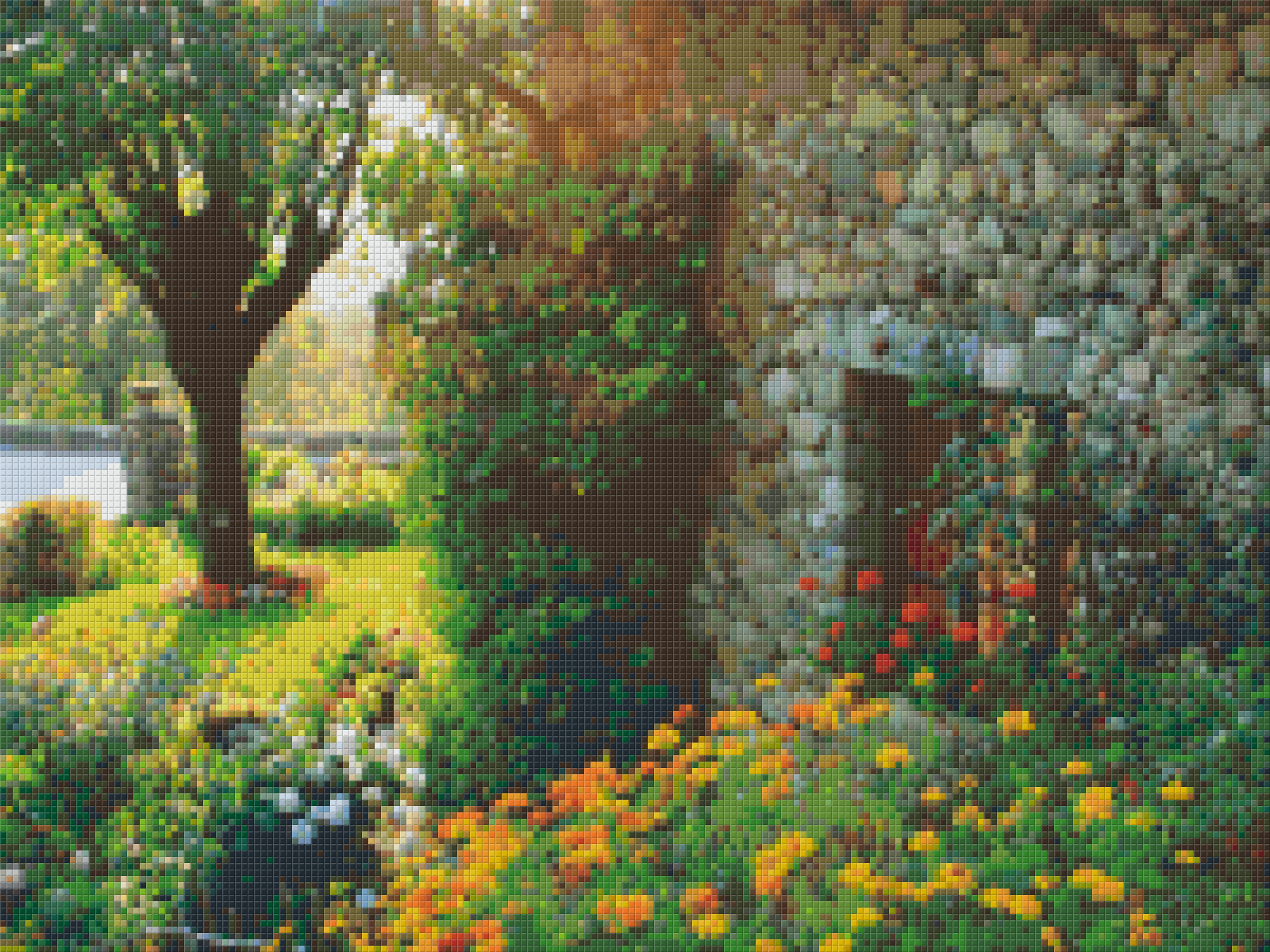 Pixelhobby Klassik Set - Garten mit altem Haus