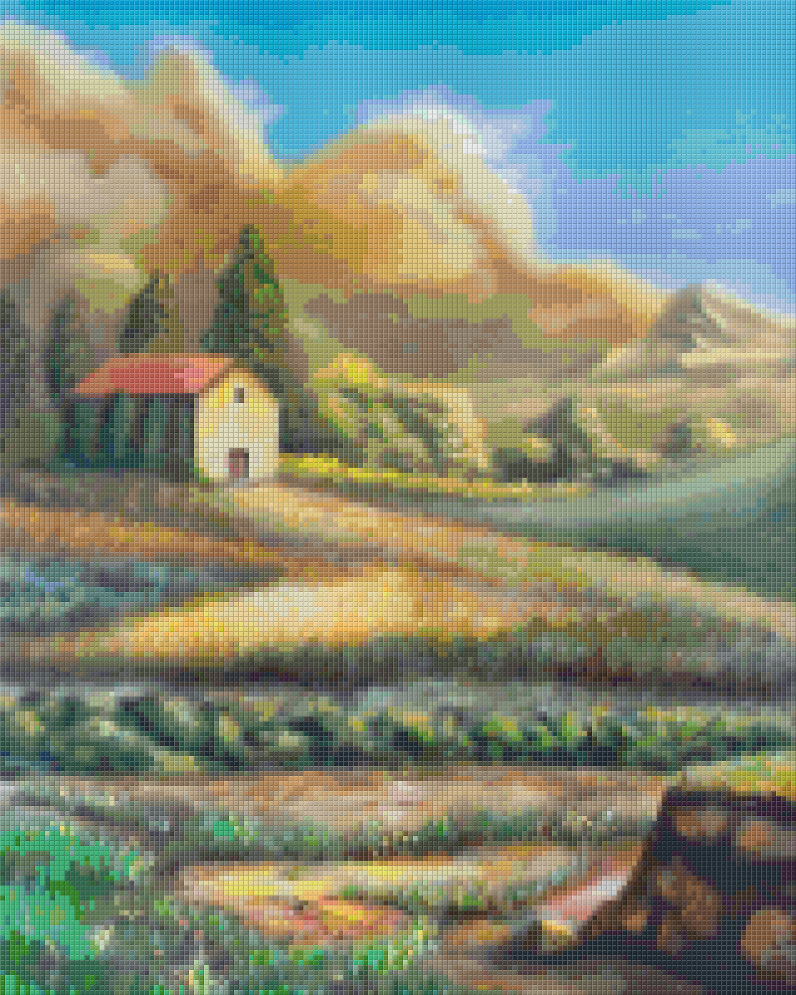 Pixelhobby classic set - landscape in Tuscany