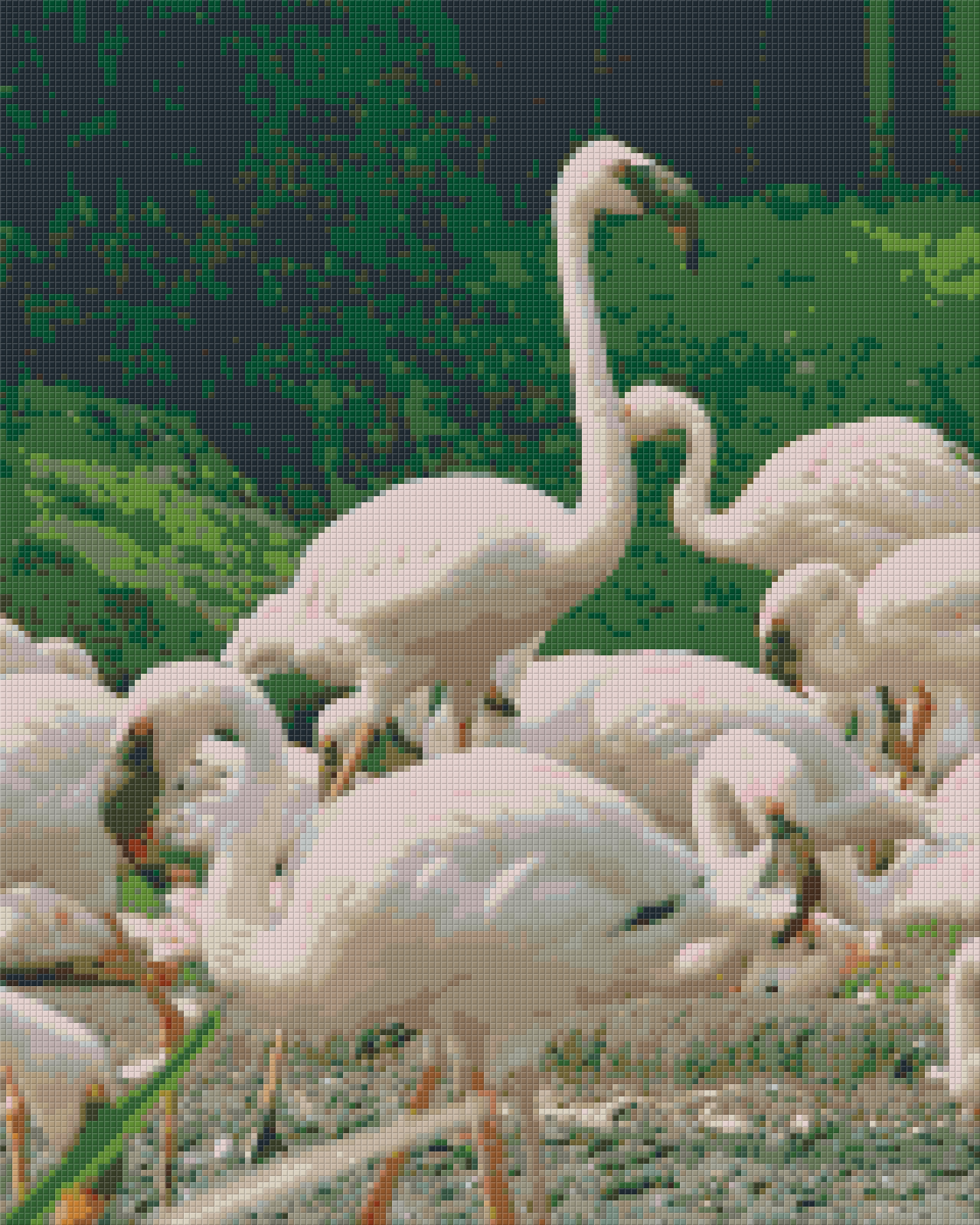 Pixel hobby classic set - flamingos