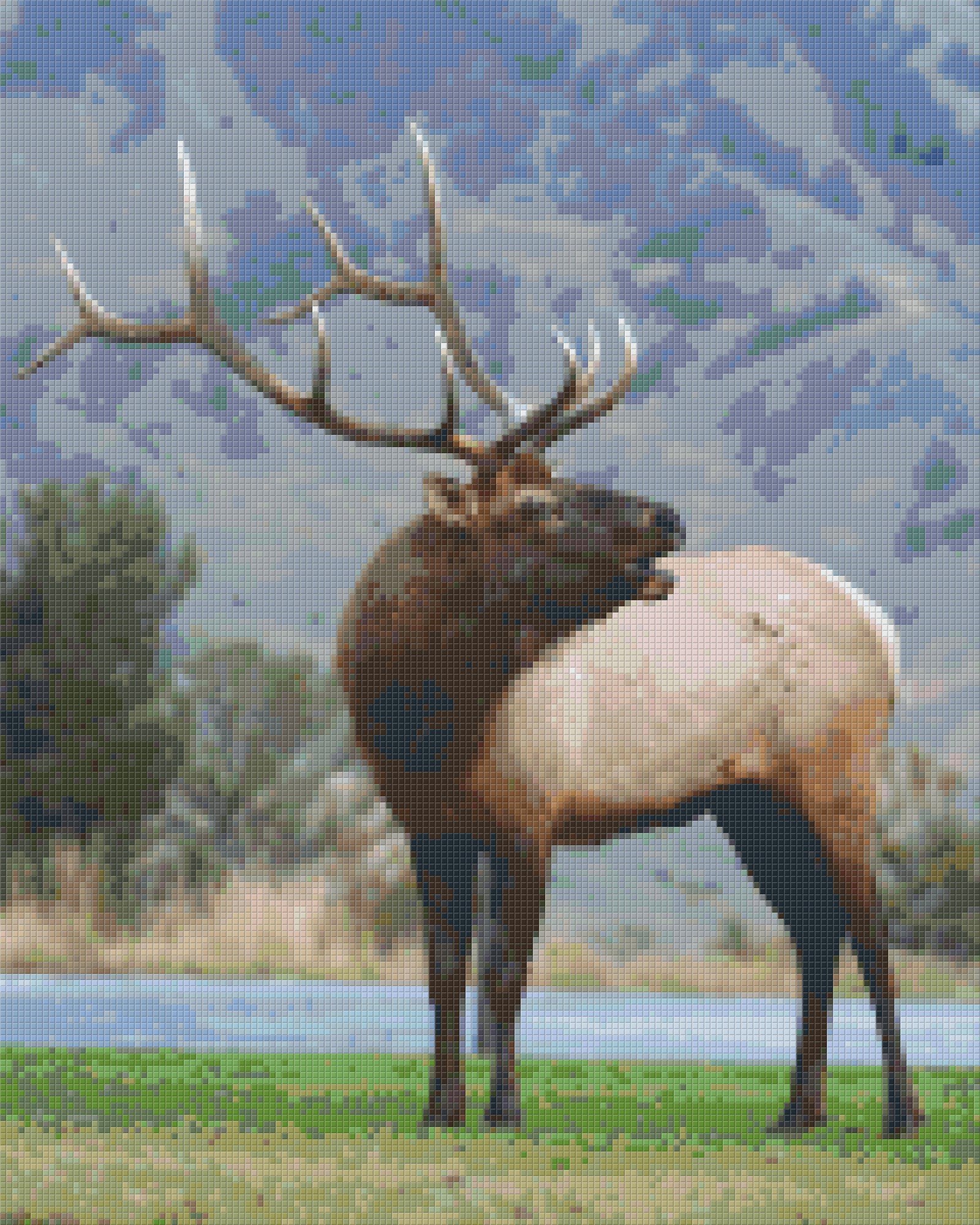 Pixelhobby classic set - deer in the mountains