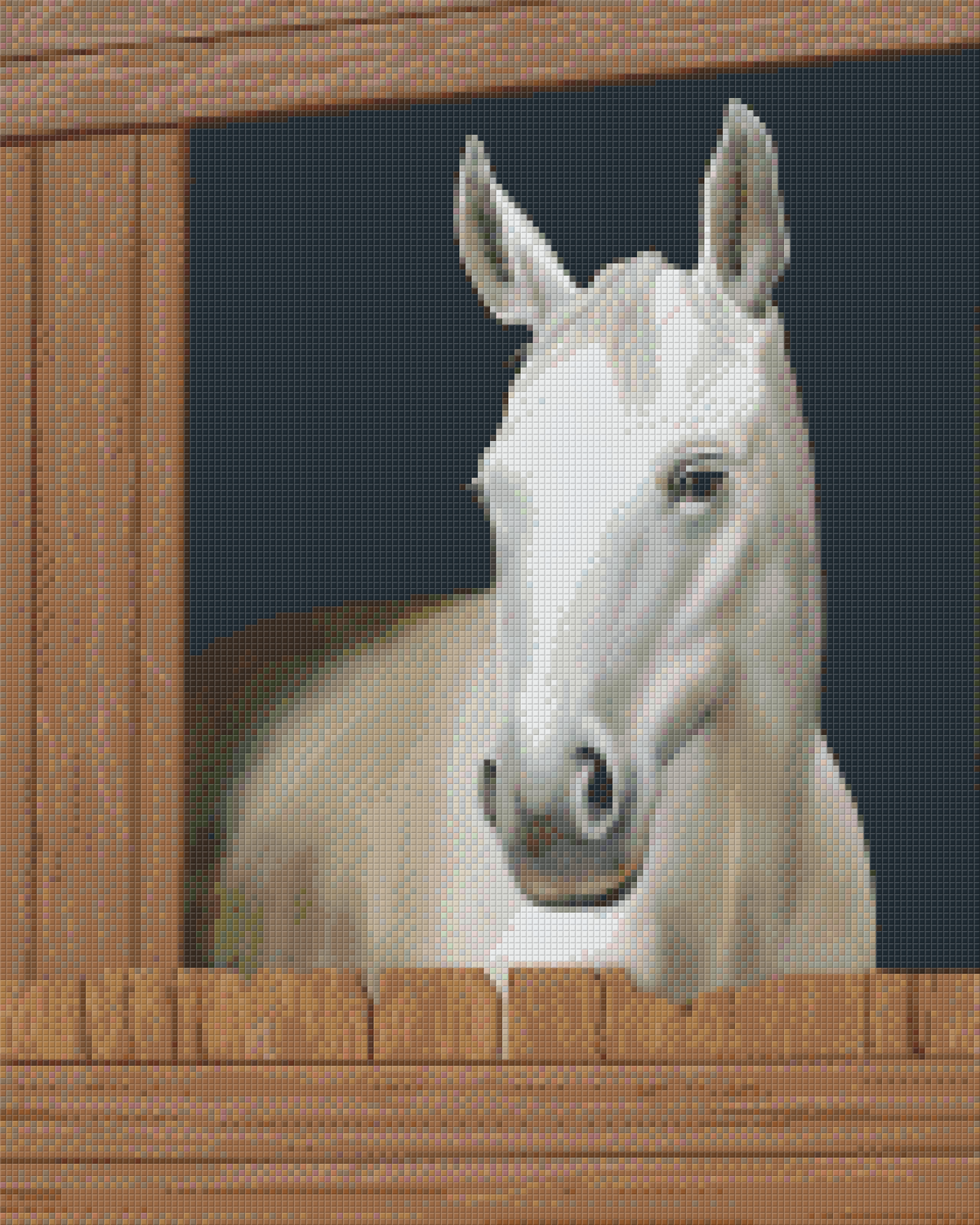 Pixel hobby classic template - horse