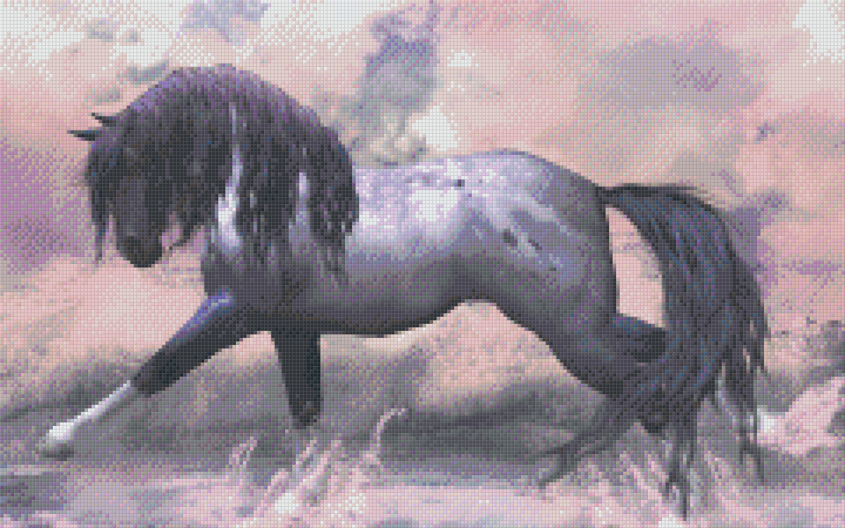 Pixelhobby Klassik Vorlage - Fantasie Pferd
