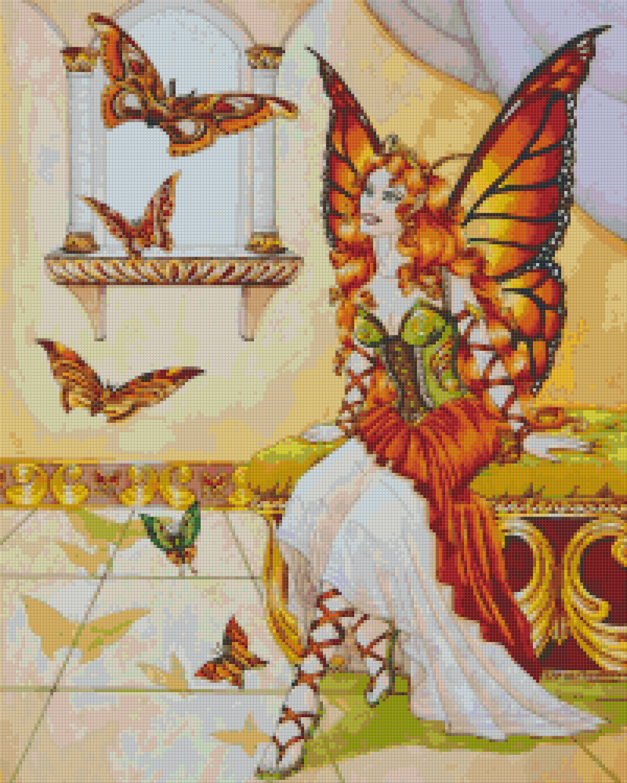 Pixelhobby Klassik Set - Fantasy Schmetterling