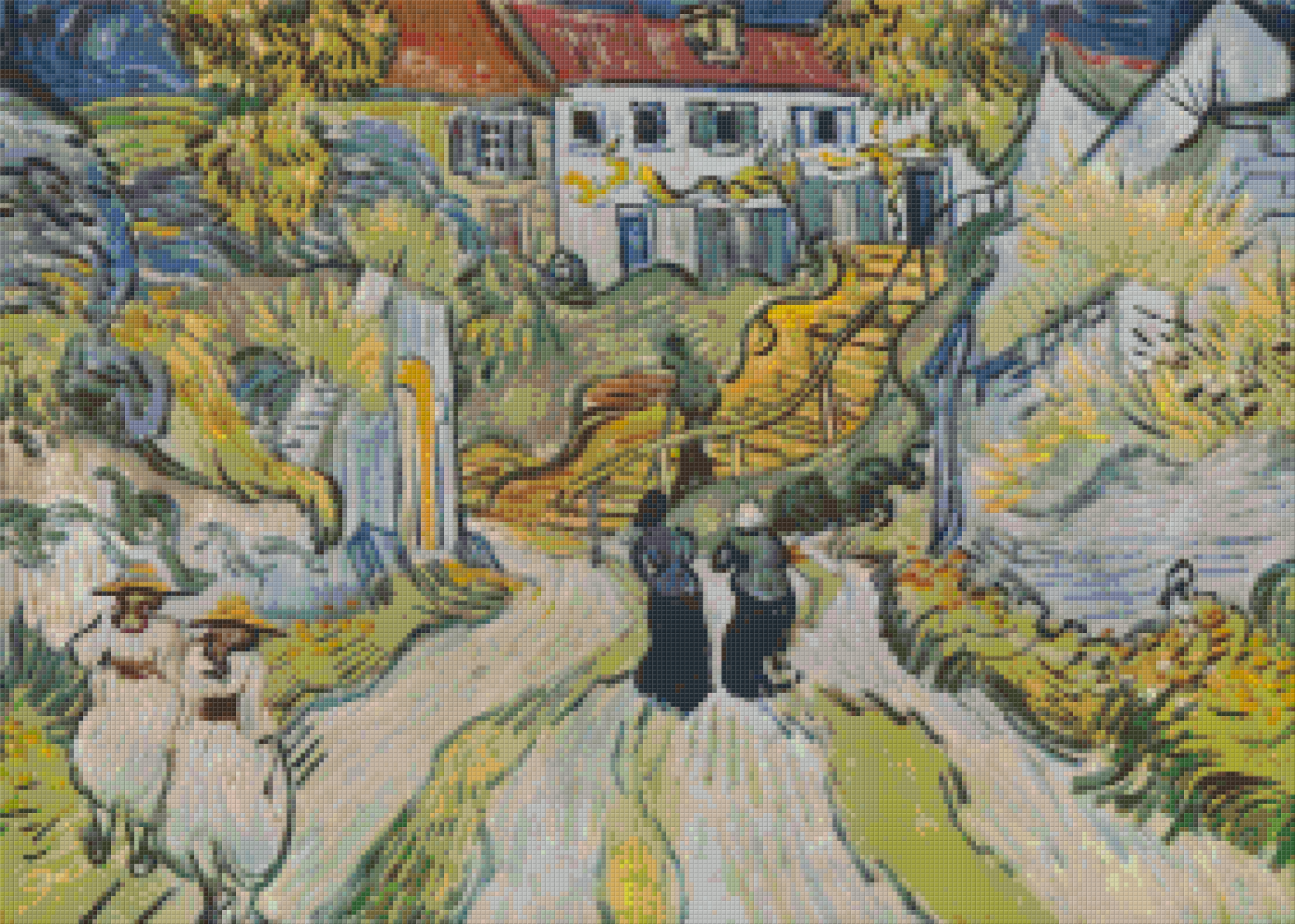 Pixelhobby Klassik Set - Wandern in Auvers