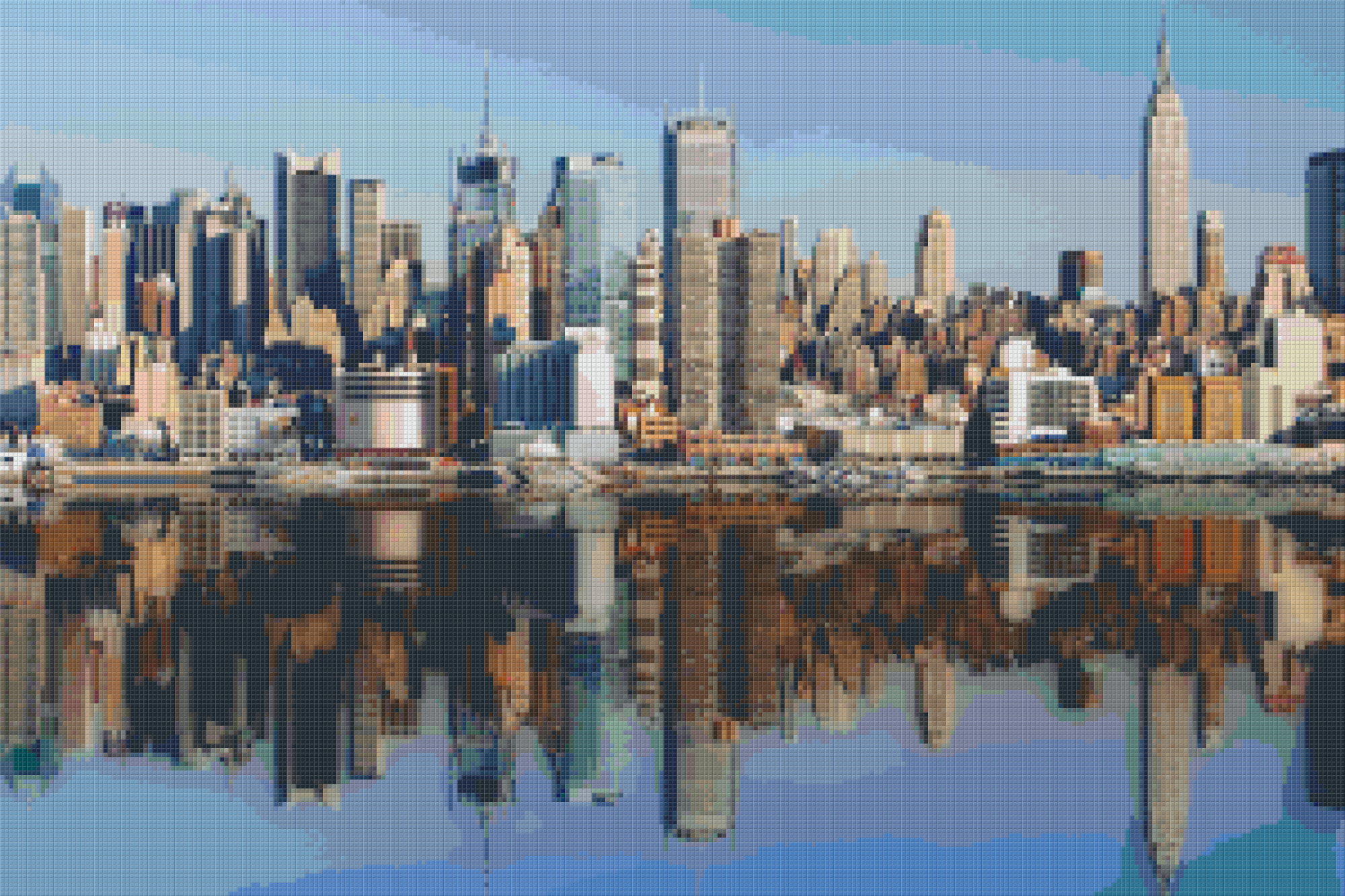 Pixelhobby Klassik Vorlage - New York