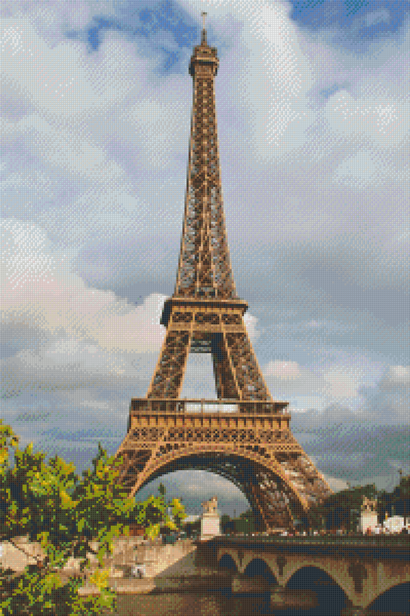Pixelhobby Klassik Set - Paris Eiffelturm