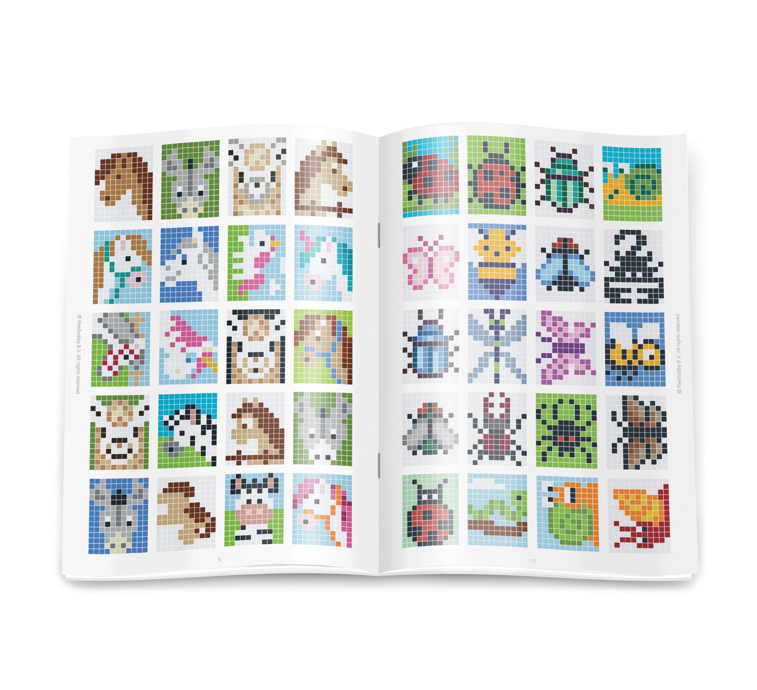 Template booklet for Pixelhobby medallions