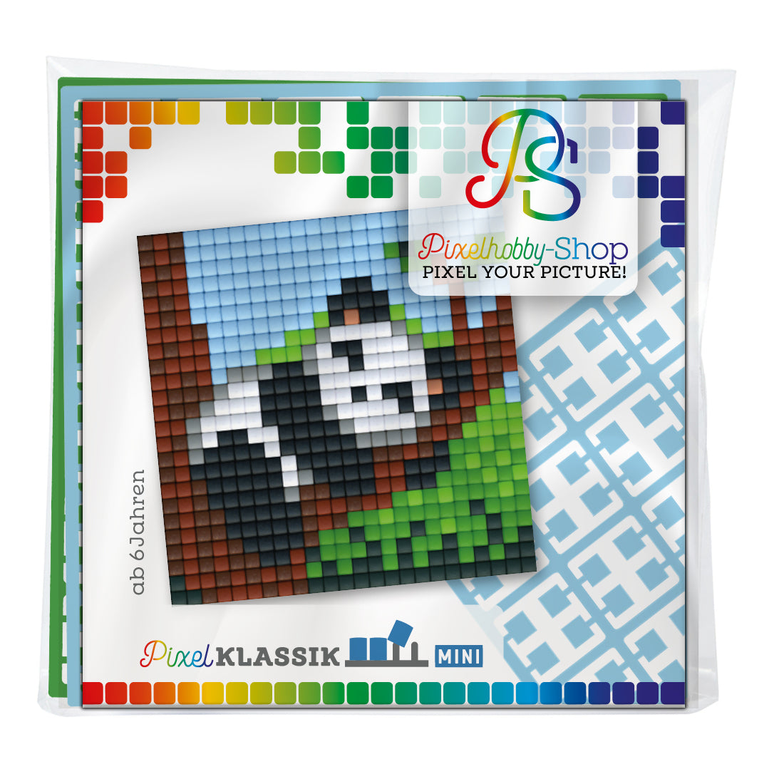 Pixelhobby Klassik (Mini) Magnet Set - sleeping Panda