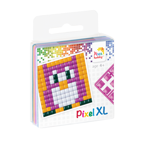 Pixelhobby XL Fun Pack - Eule + Magnet