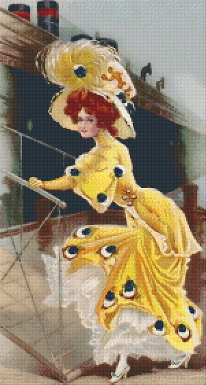 Pixelhobby classic set - woman goes on board