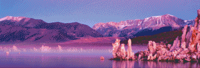 Pixel hobby classic set - sea at sunset