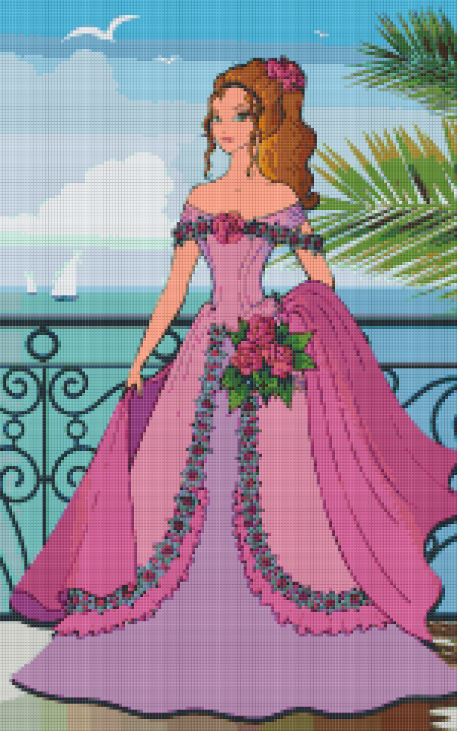 Pixelhobby Klassik Vorlage - Prinzessin