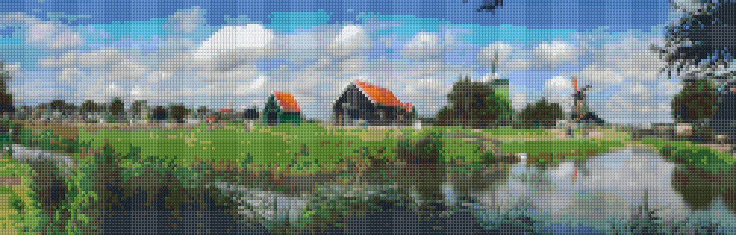 Pixelhobby Klassik Vorlage - Holland Panorama