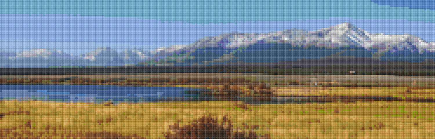 Pixel hobby classic set - mountain landscape