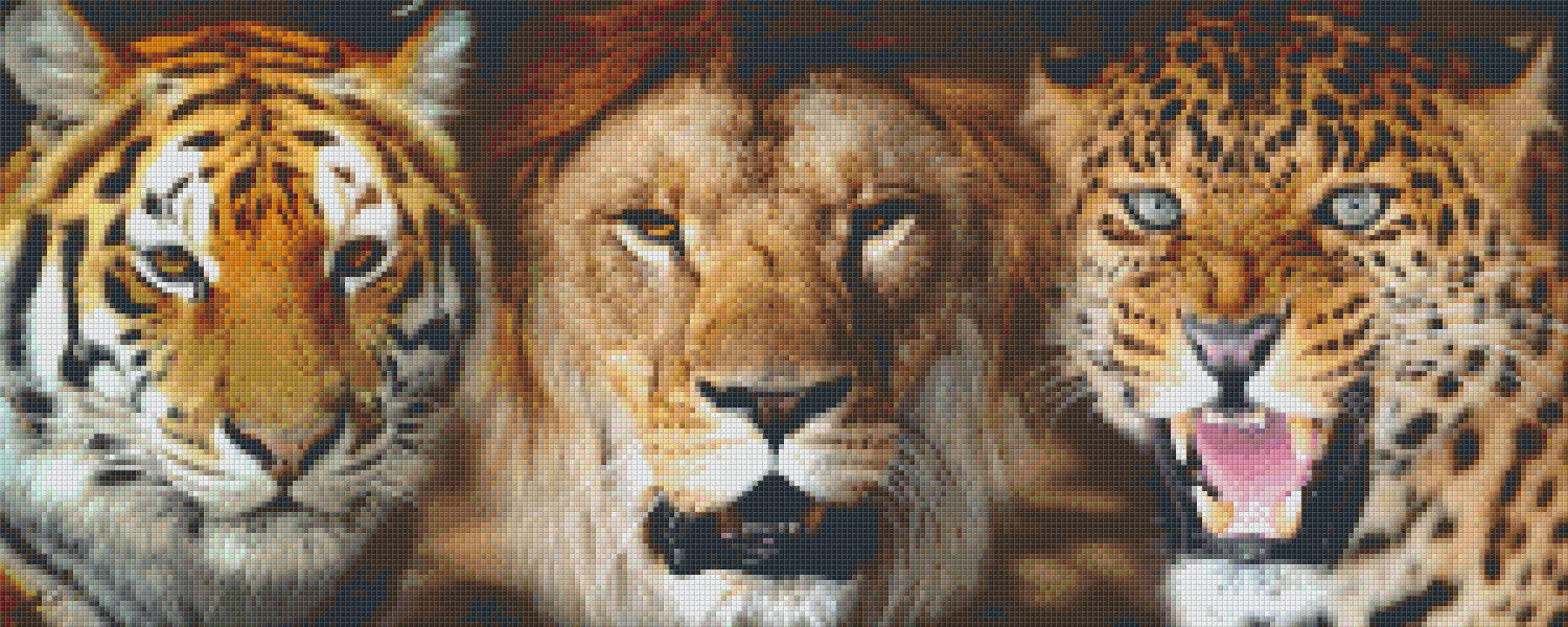 Pixelhobby Klassik Set - Raubkatzen