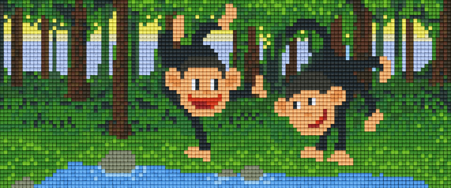 Pixel hobby classic set - monkeys