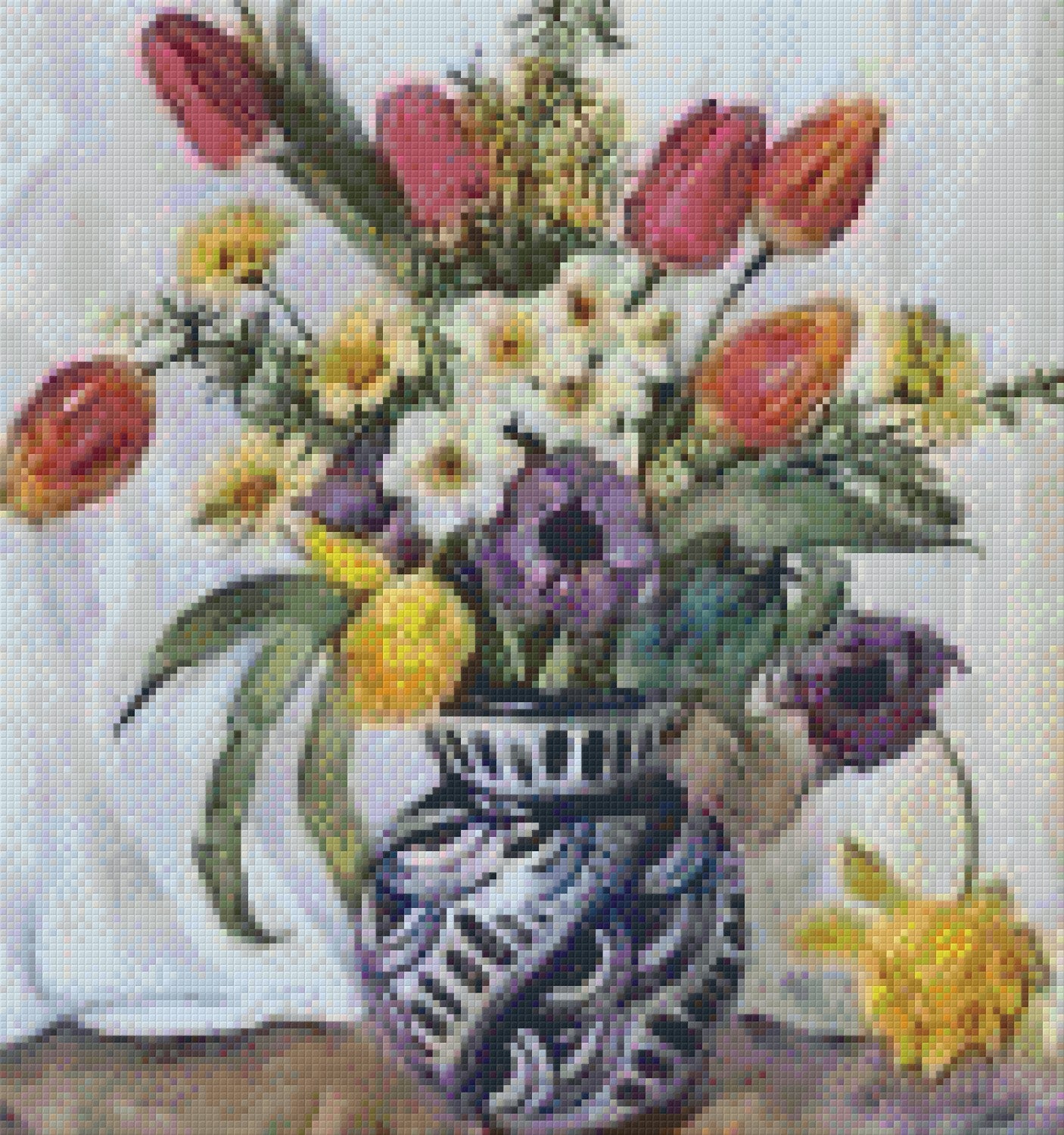 Pixelhobby classic set - bouquet in a pot