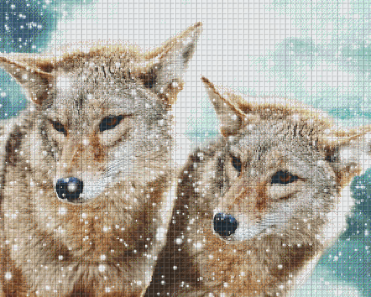 Pixelhobby classic set - wolves in the snow