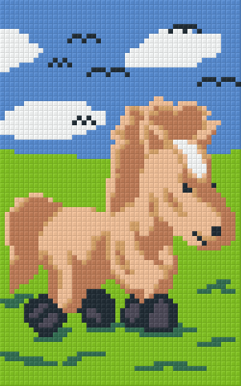Pixel hobby classic template - mini horses