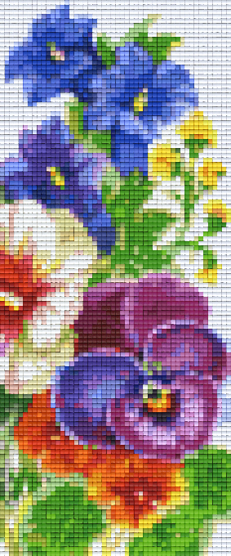 Pixelhobby Klassik Set - Blumenbouquet