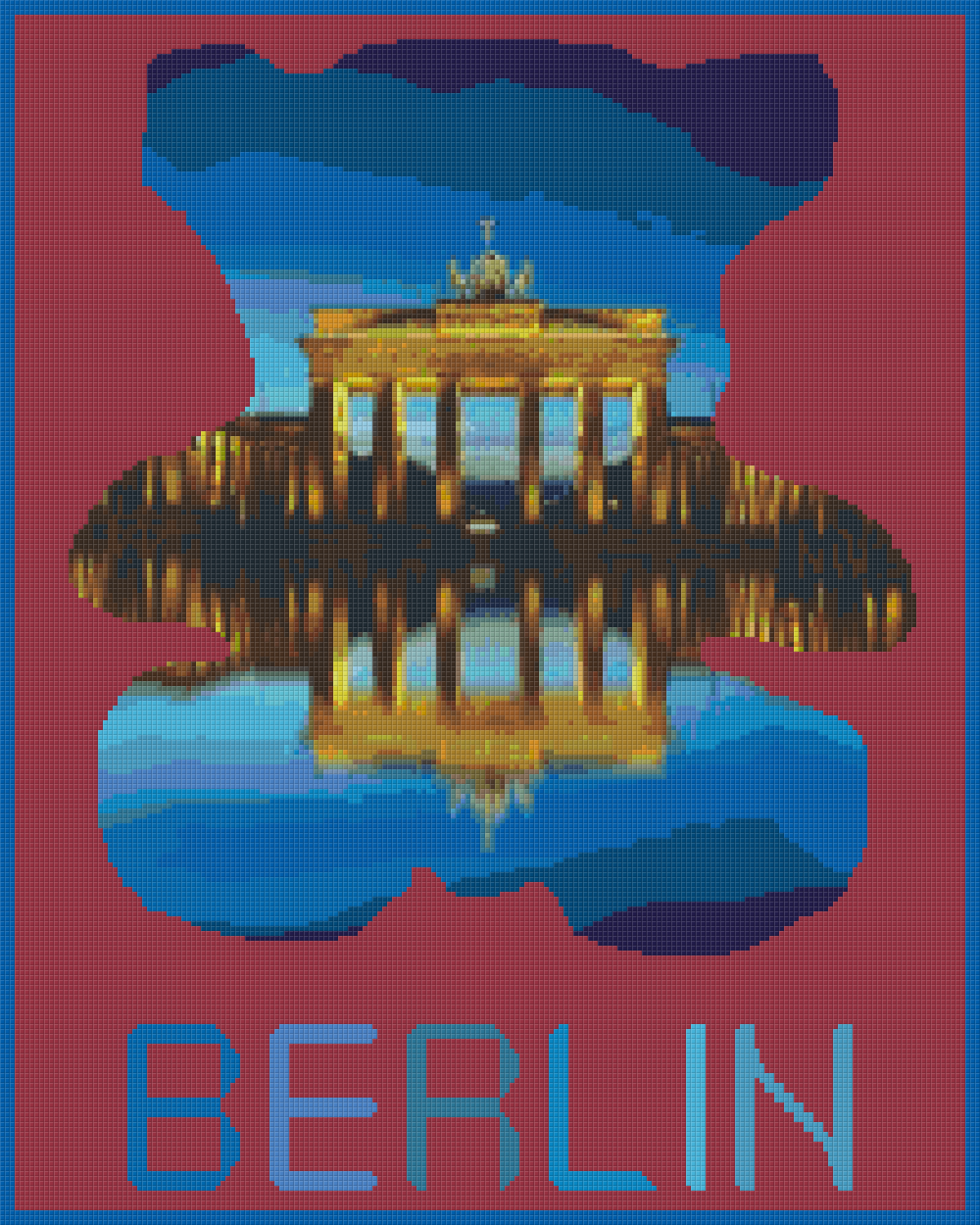 Pixelhobby Klassik Vorlage - Berlin