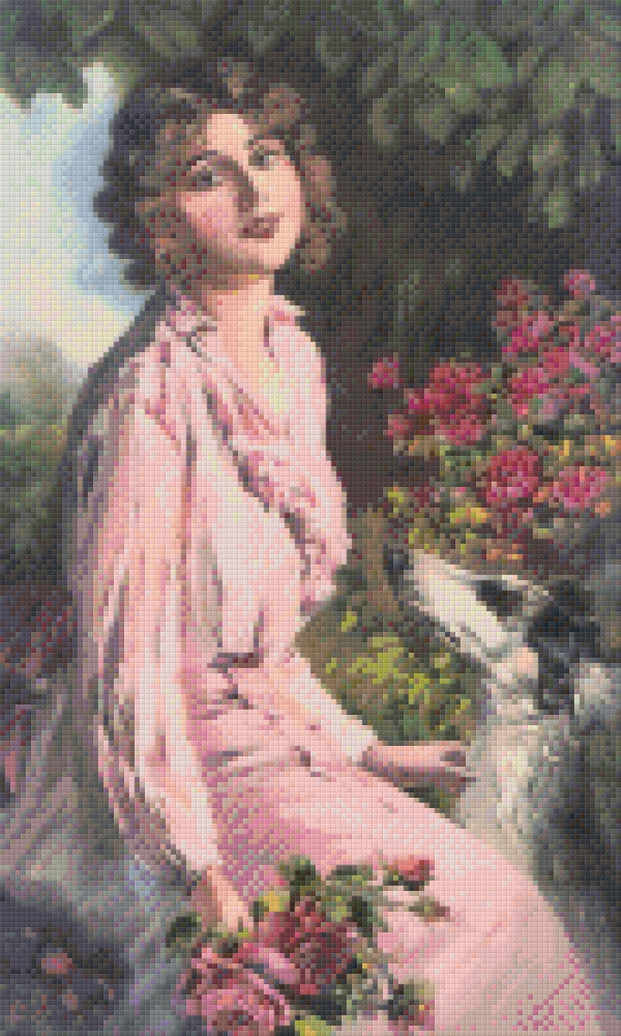 Pixelhobby Klassik Set - Junge Frau mit Collie