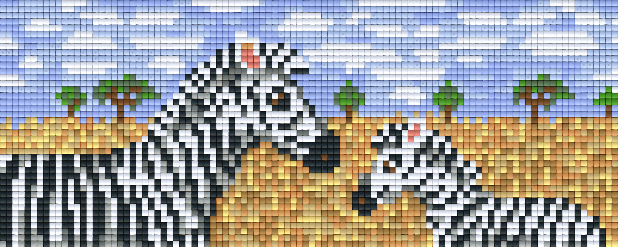 Pixel hobby classic template - zebras