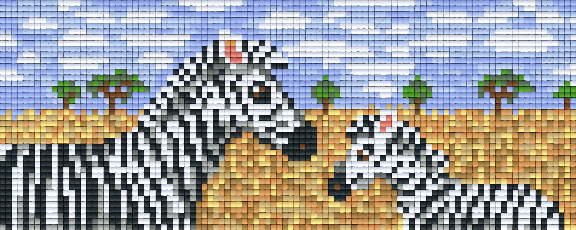 Pixelhobby Klassik Vorlage - Zebras