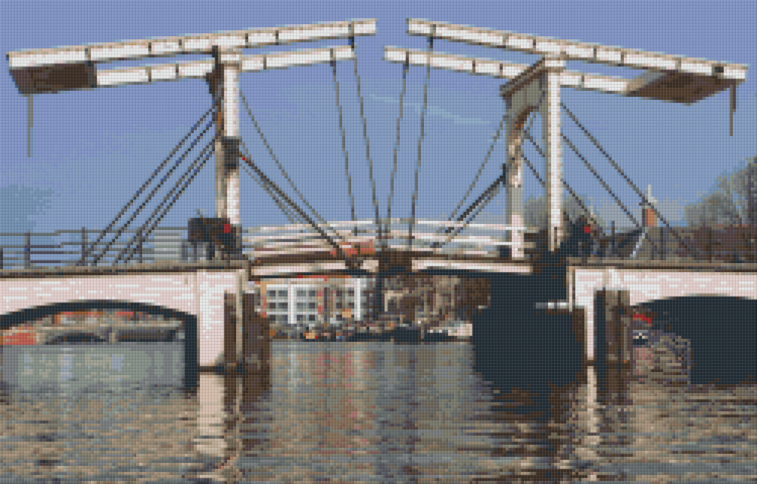 Pixelhobby Klassik Vorlage - Magere Brug in Amsterdam