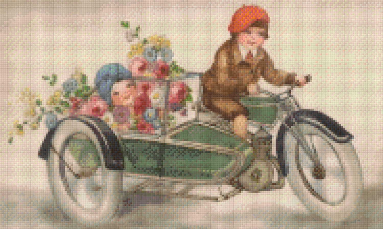 Pixelhobby Klassik Set - Zusammen auf dem Motorrad