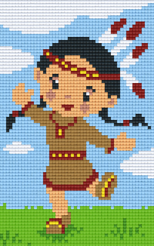 Pixel hobby classic template - Indian girl