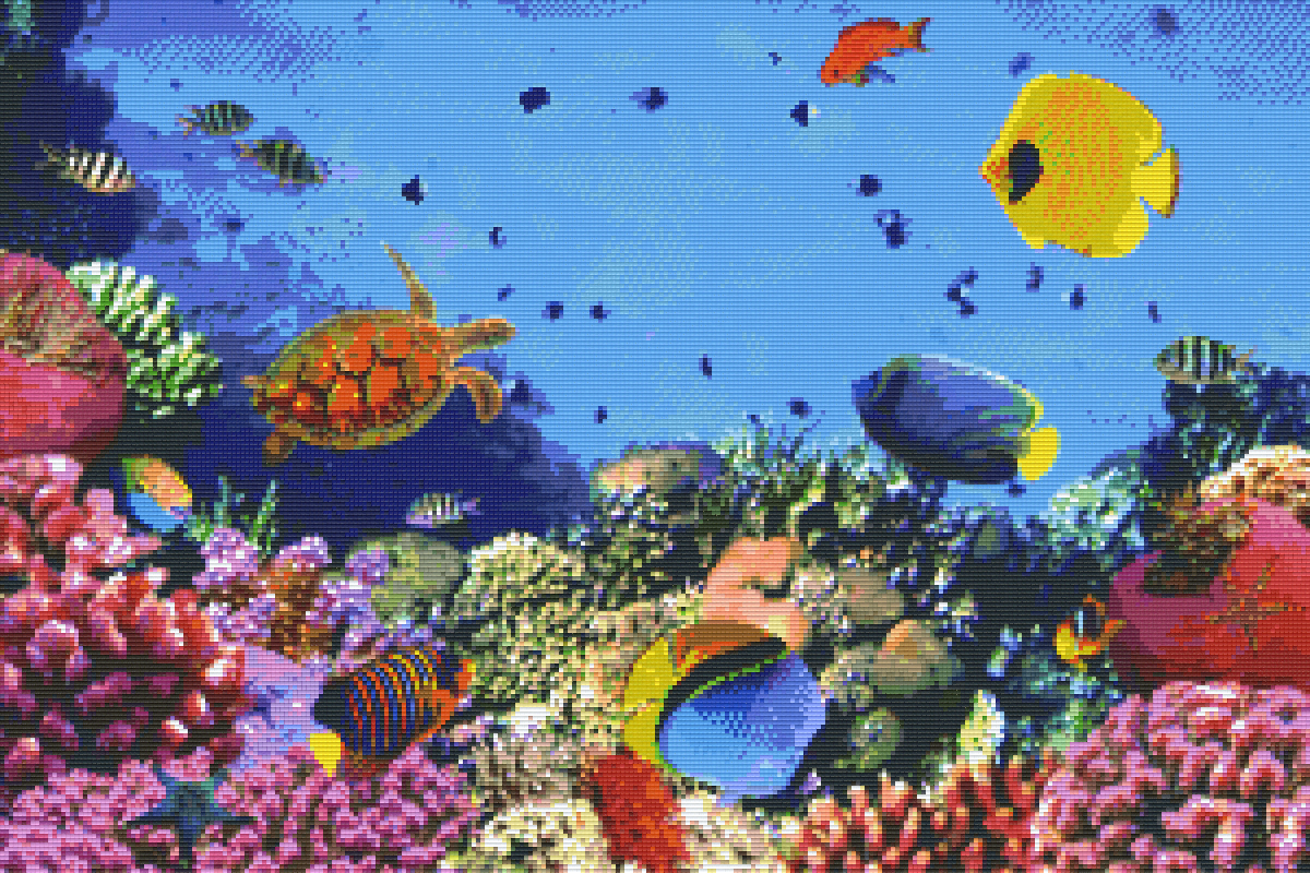 SKU number:# Pixelhobby Classic Template - Under the Sea