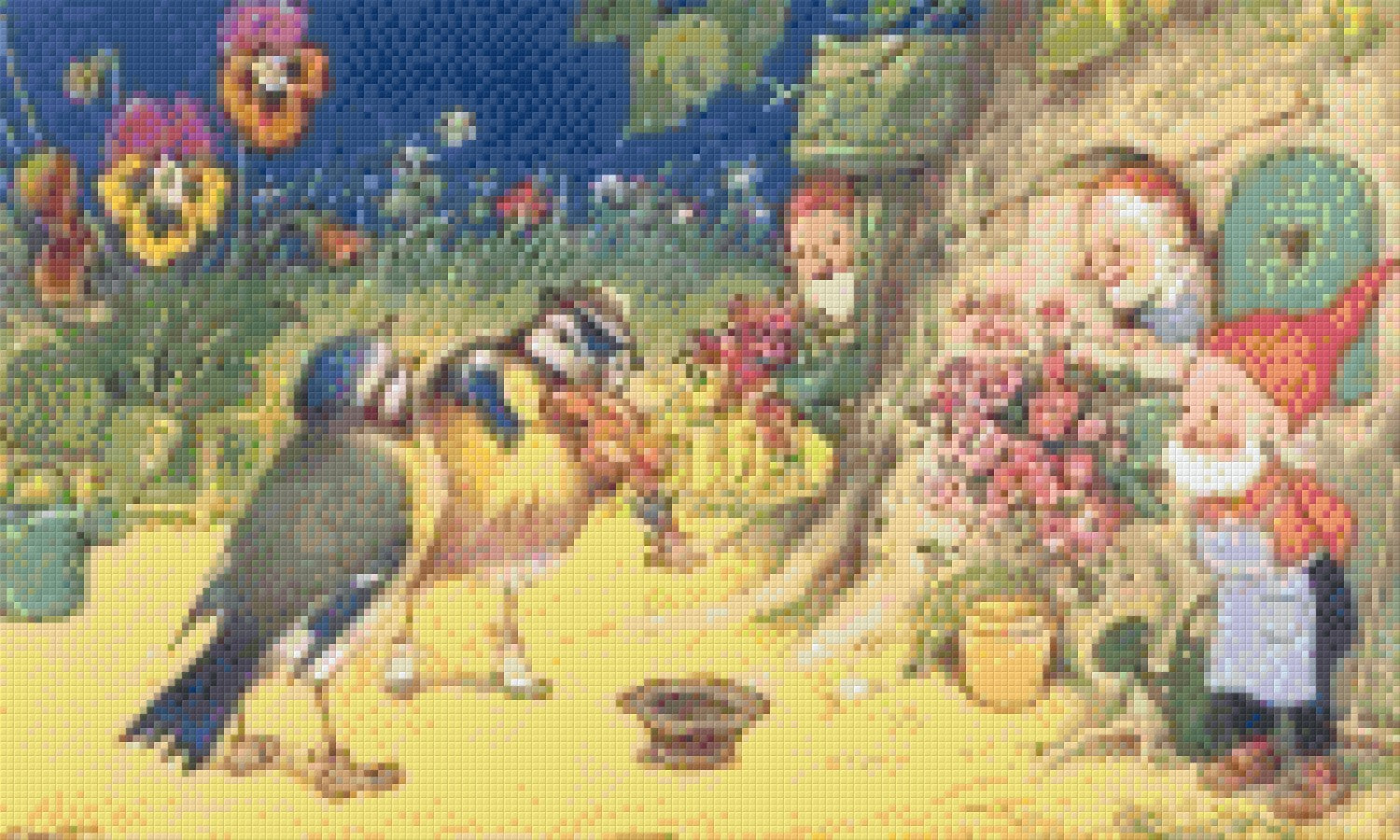 Pixelhobby Klassik Vorlage - Vogelständchen
