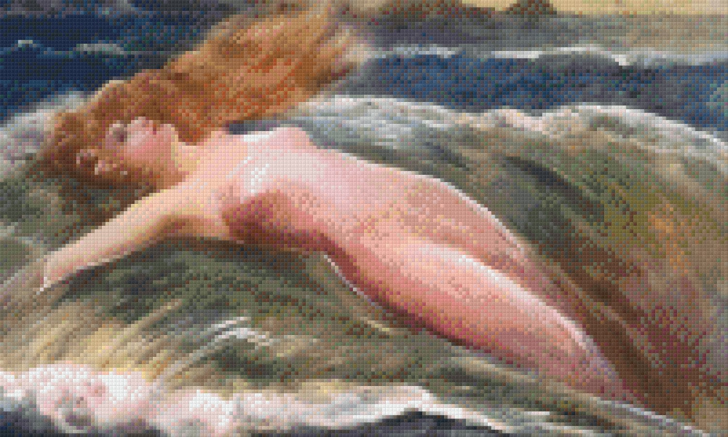 Pixelhobby Klassik Set - Frau in den Wellen