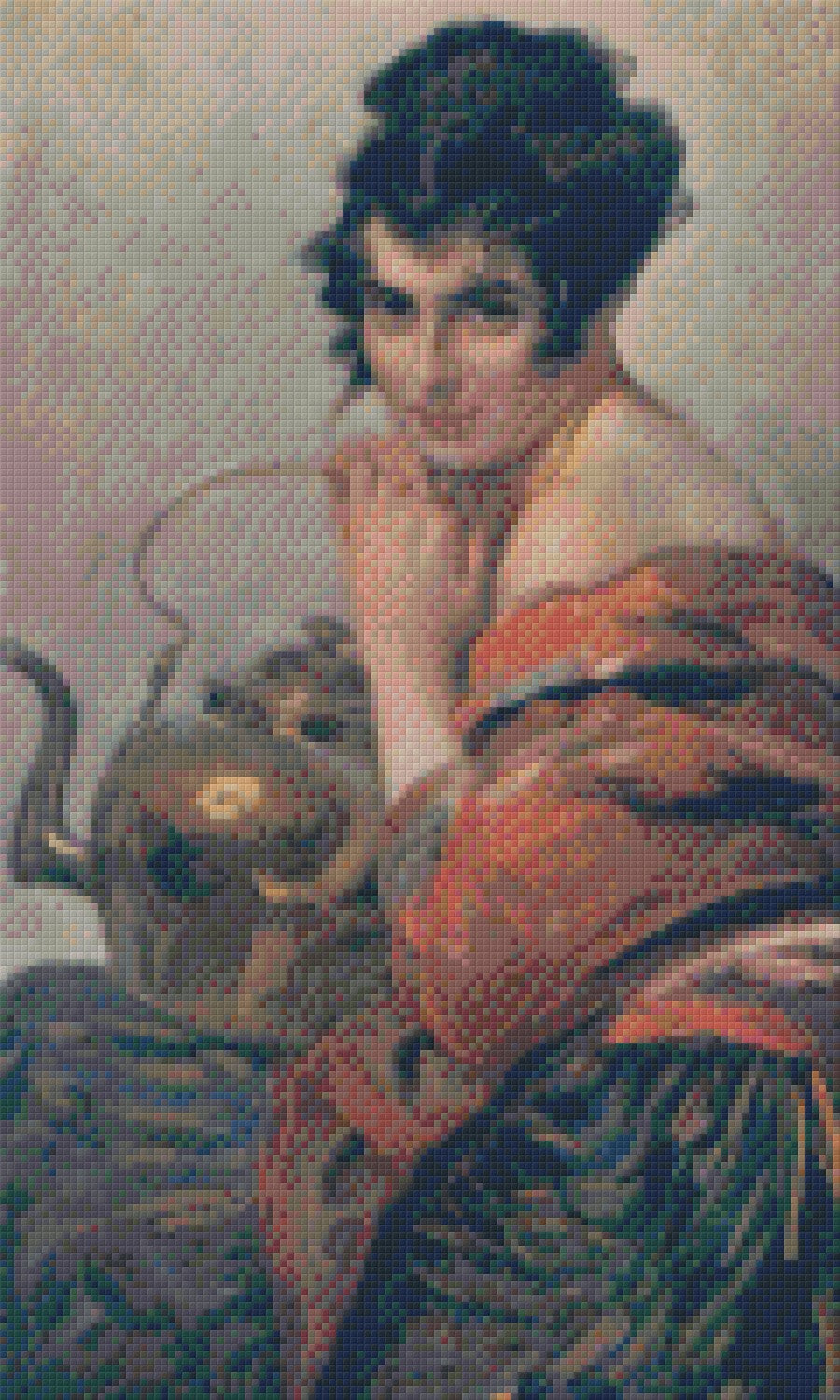 Pixelhobby Klassik Set - Frau mit kupfernen Kessel