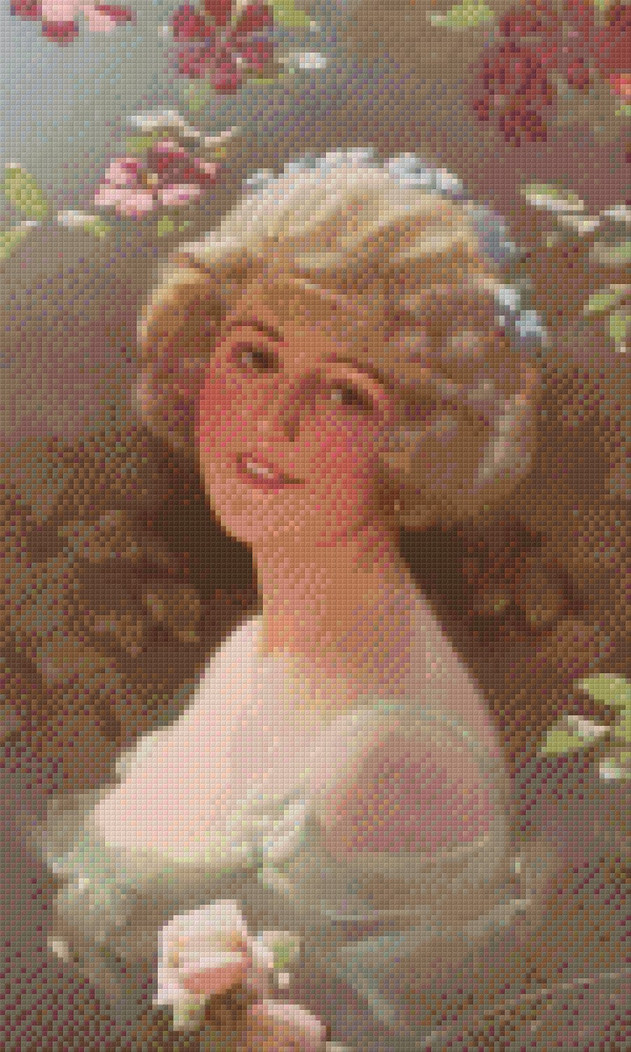 Pixelhobby Klassik Set - Frau mit Rose