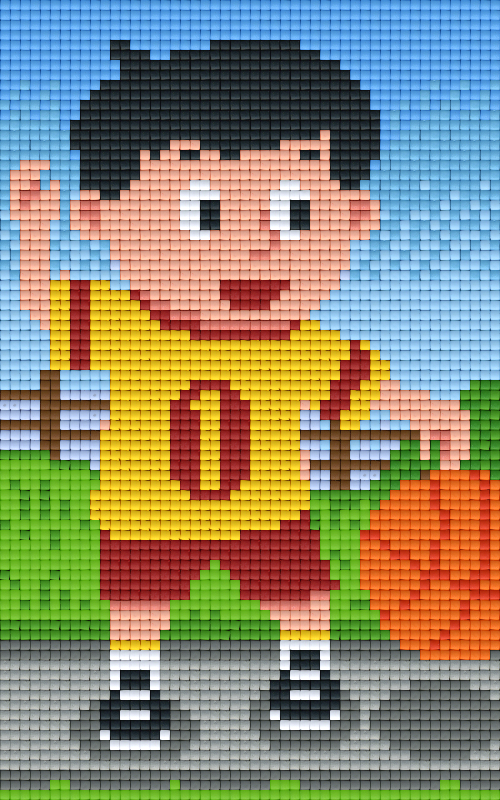 Pixel hobby classic template - basketball player