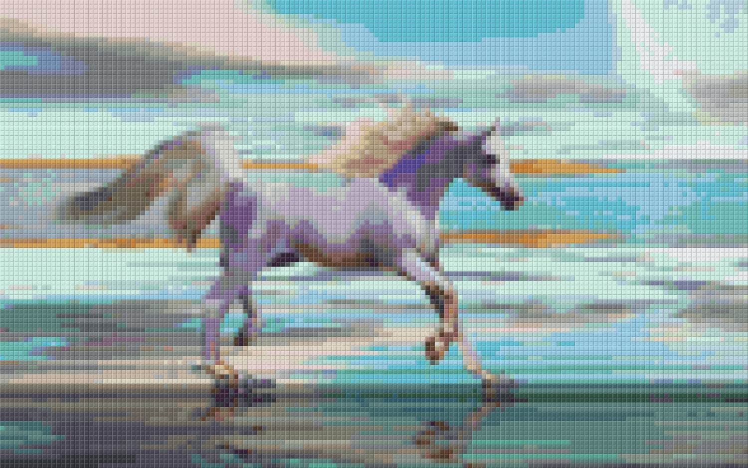 Pixelhobby Klassik Set - Gallop am Strand
