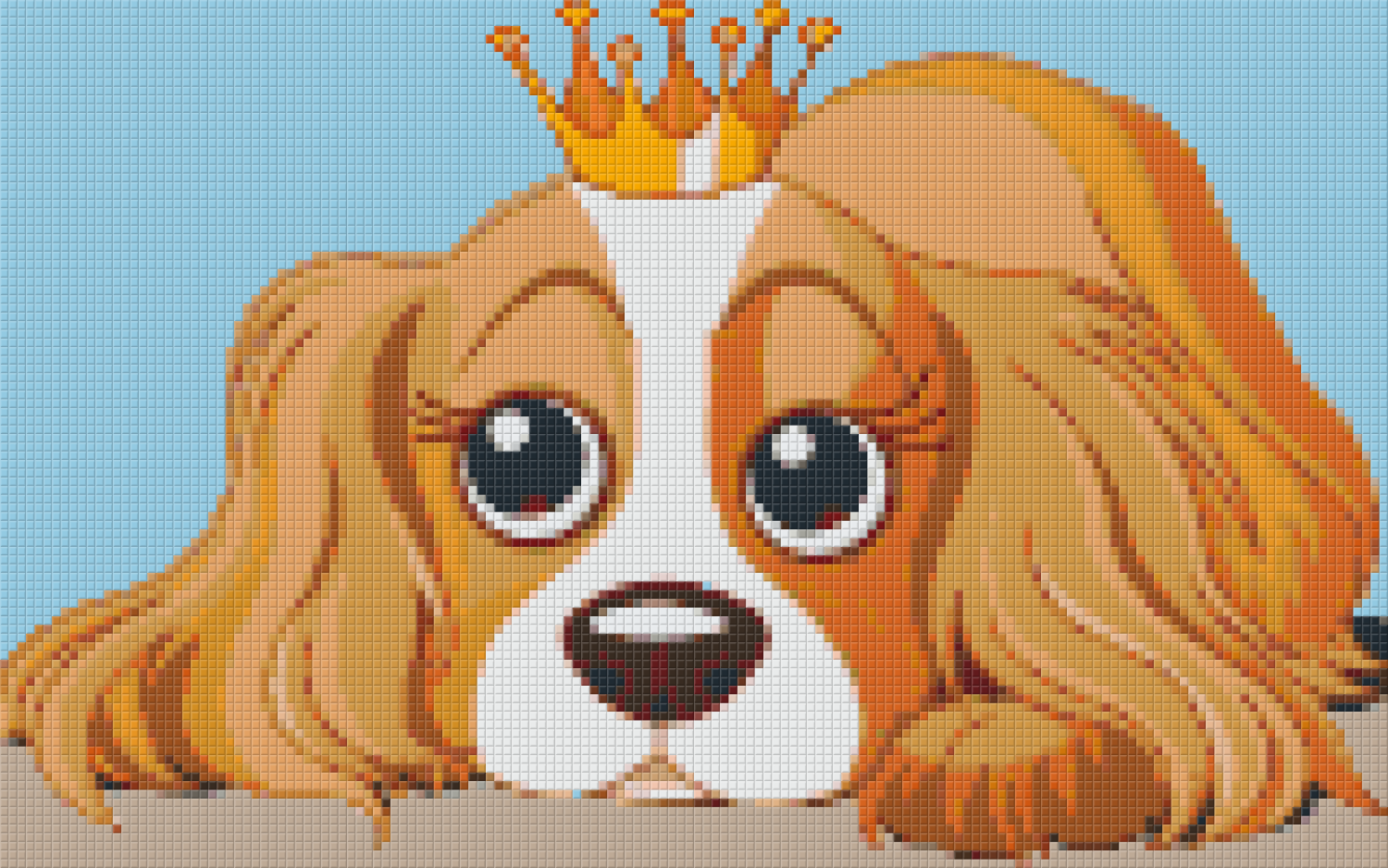 Pixelhobby Klassik Vorlage - Cavalier King