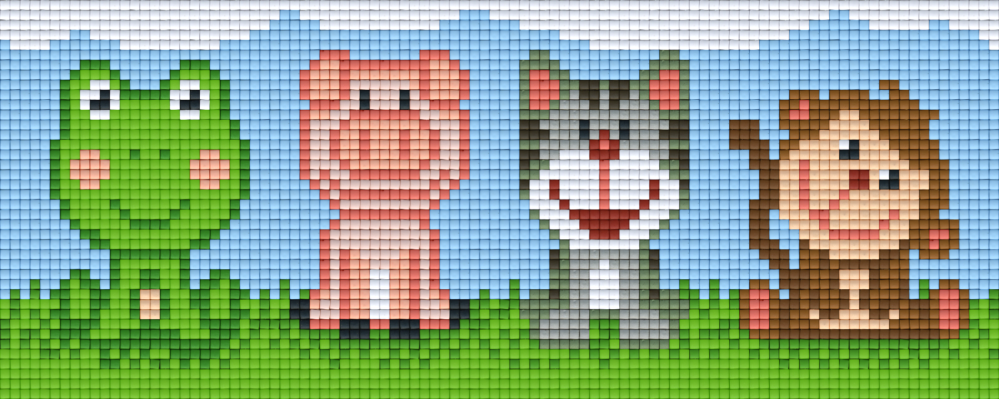 Pixel hobby classic template - animal friends