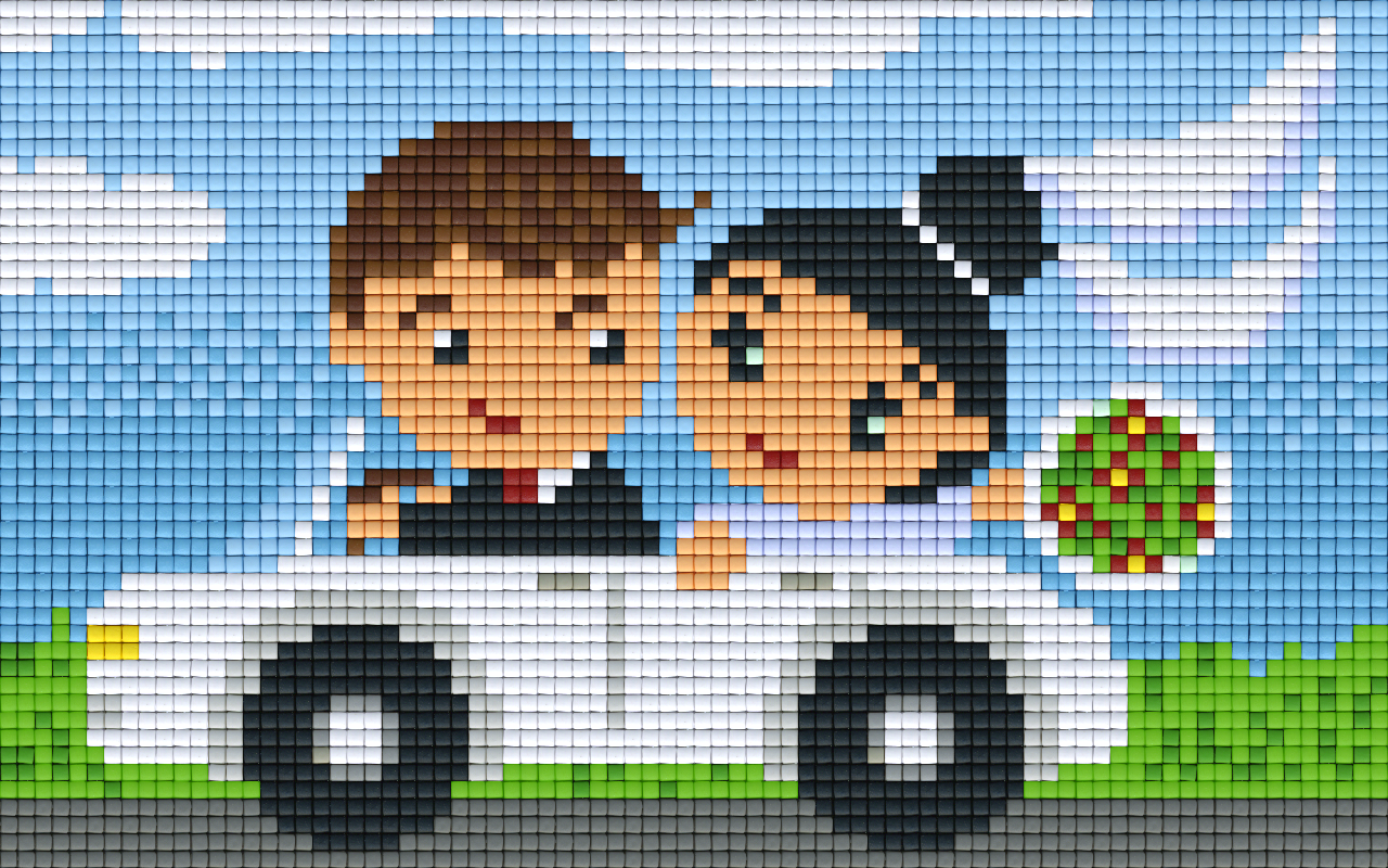 Pixel hobby classic template - wedding car