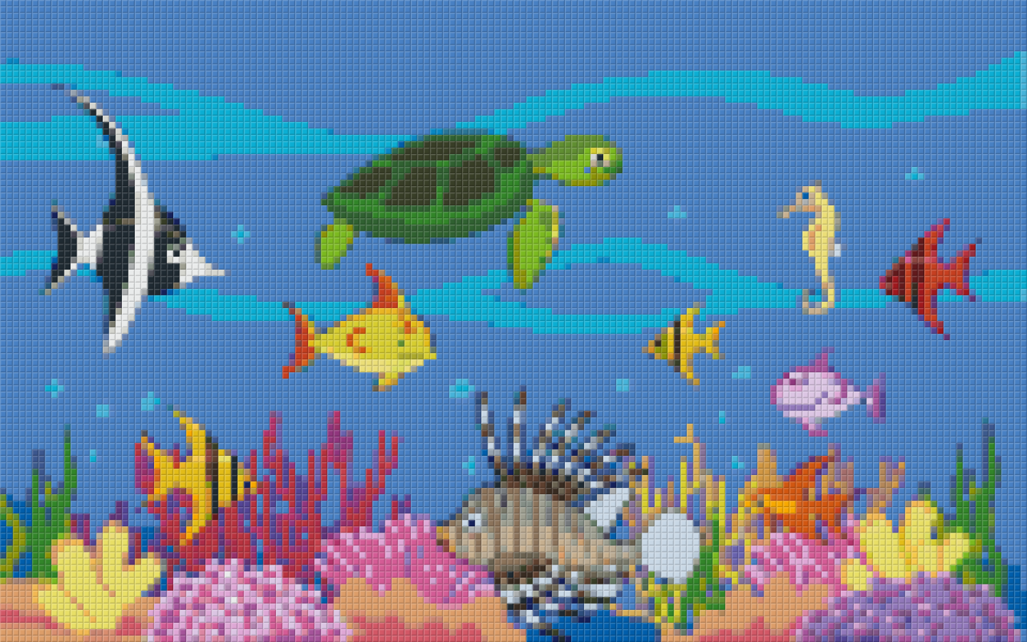 Pixelhobby Klassik Vorlage - Meerestiere