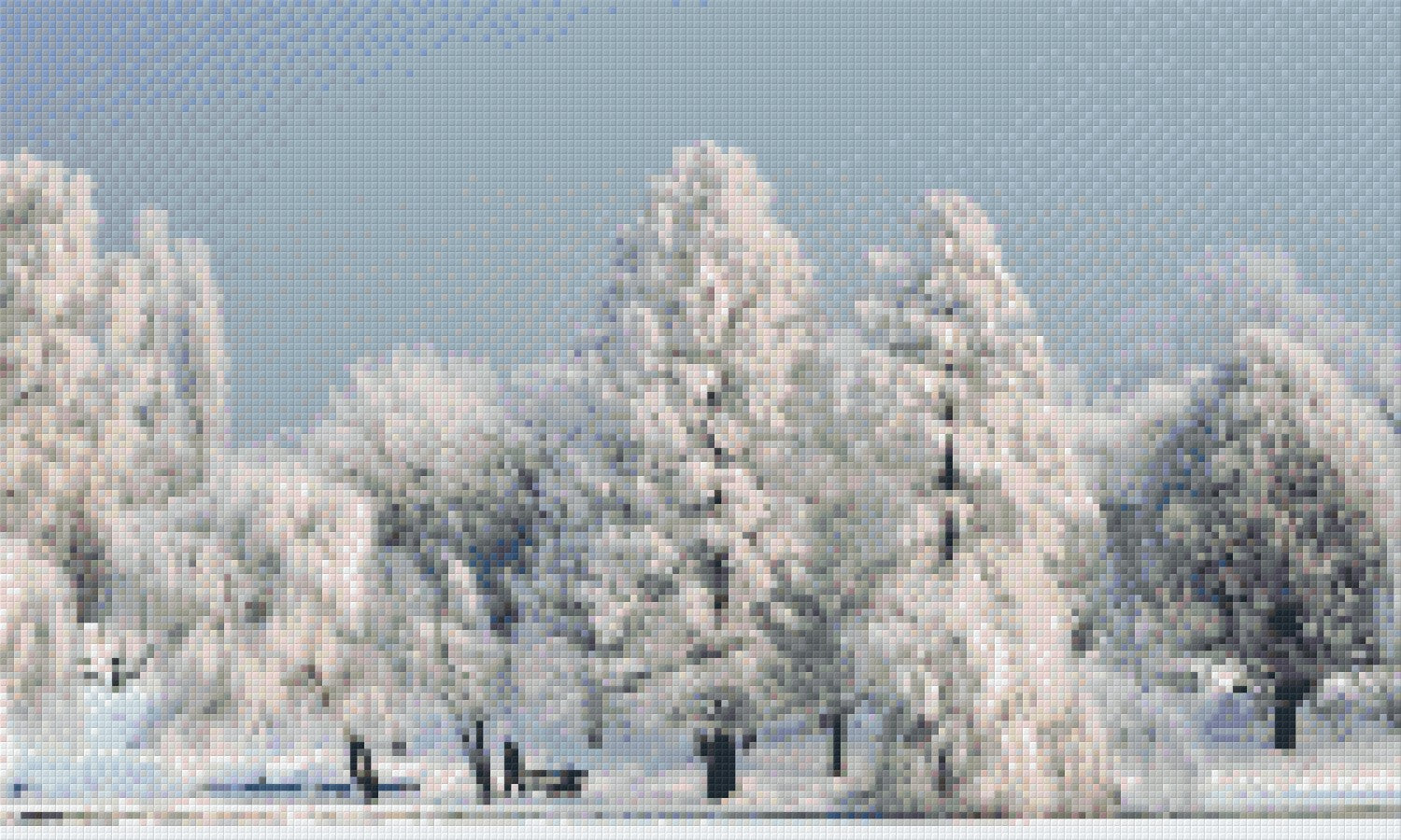Pixelhobby Klassik Vorlage - Winterland