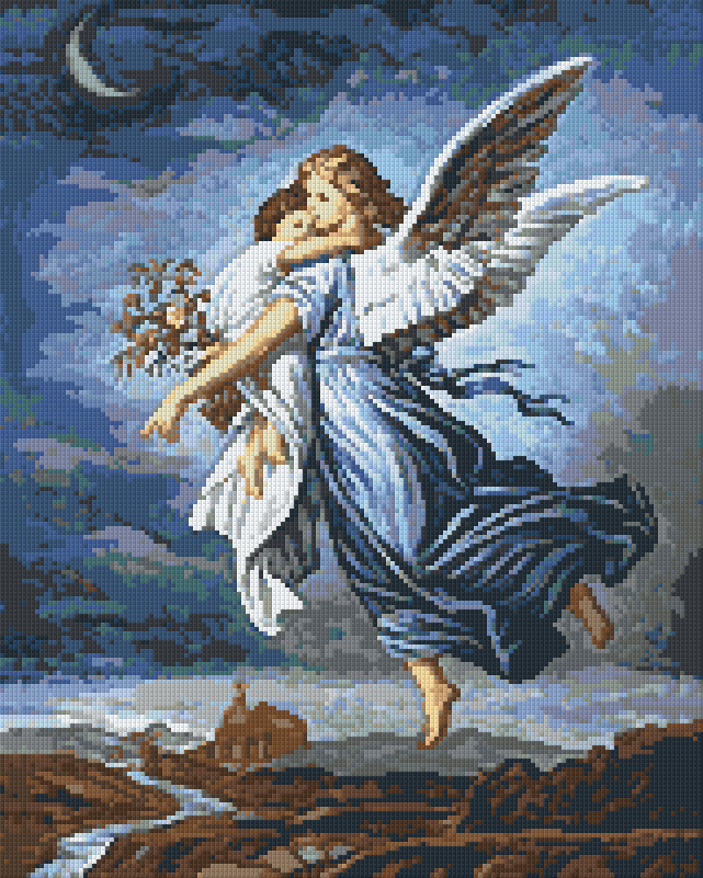 Pixelhobby Klassik Set - Schutzengel mit Kind