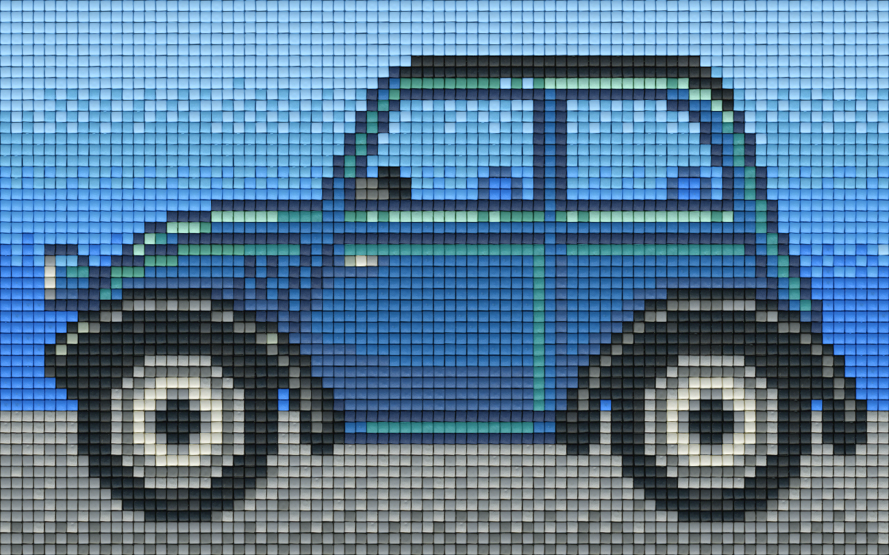 Pixel hobby classic template - oldtimer blue