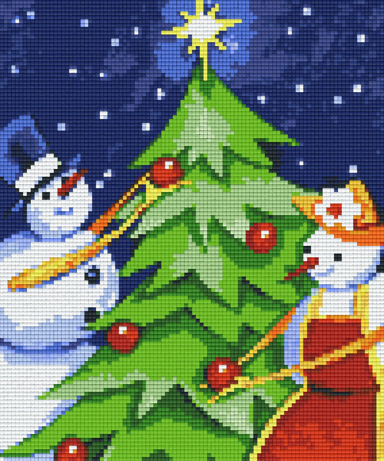 Pixelhobby Klassik Vorlage - Weihnachtsbaum